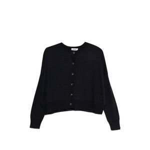 Base Women Linen And Cotton Blend Cardigan